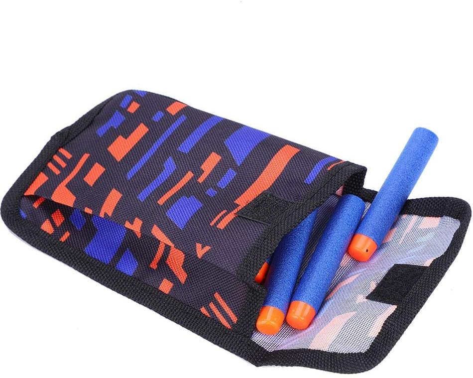 Holster Nerf,Soft Bullet Storage Bag for Nerf Refill Elite Series Portable Cartridge Pouch Holders Handbag Darts Carry Bag with Metal Buckle Nerf Bullet Holder nerf Dart Pouch Bullet
