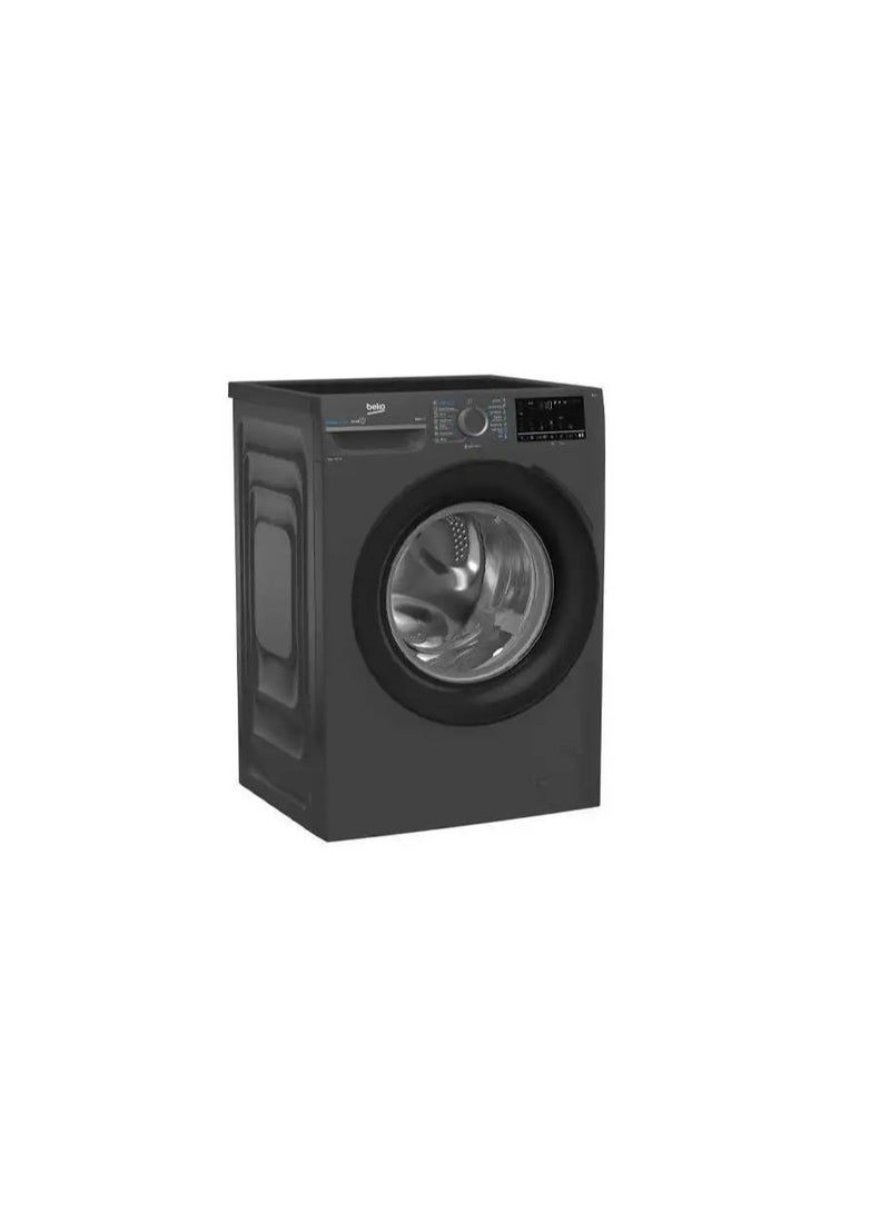 بيكو Beko Front Load Washing Machine, 8 kg, 1400 RPM, Digital Inverter, Gray - WFST87XA WFST87XA Gray - Image 2