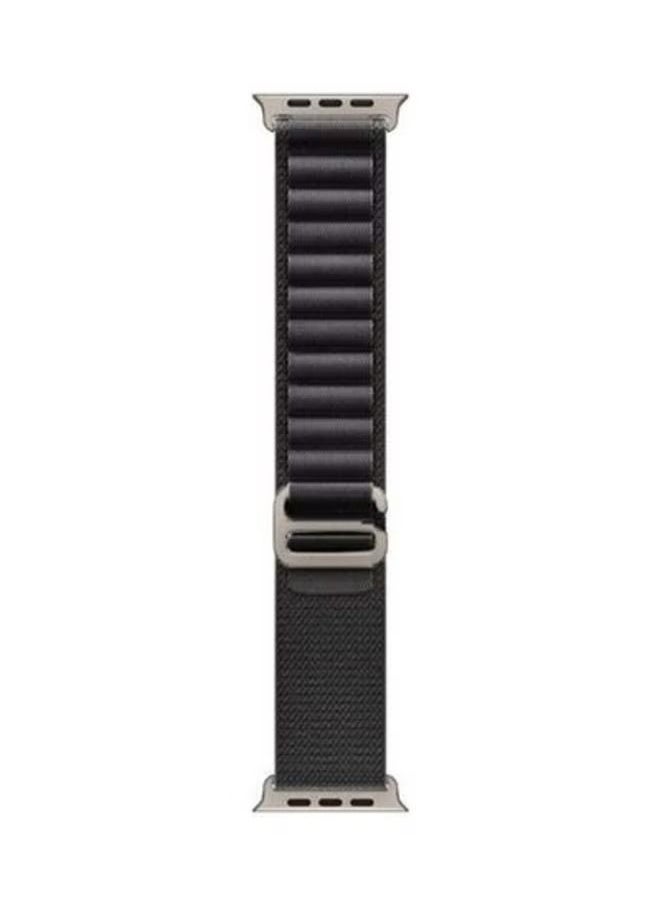IAF - Alpine Loop Sport Nylon Watch Band Strap for Apple Watch Ultra 49mm/45mm/44mm/42mm Alpine Loop Black - Image 1