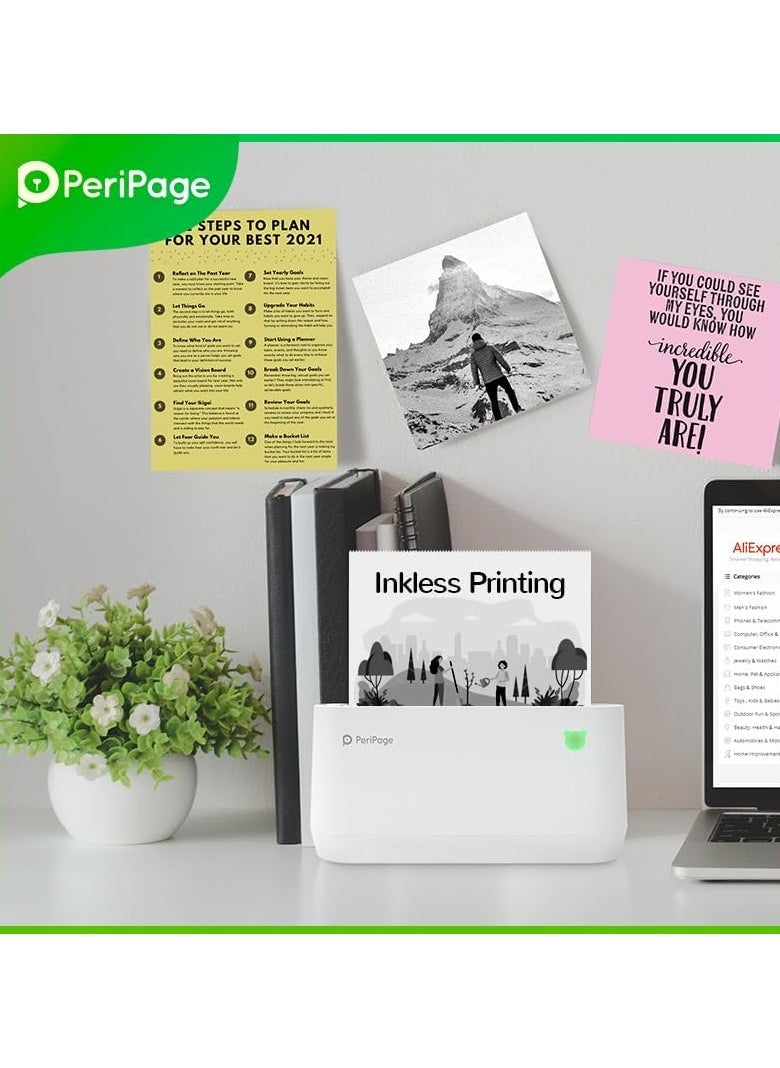 PeriPage - PeriPage A9 Max Series 304dpi Portable Mini Pocket Thermal Printer. - Image 1