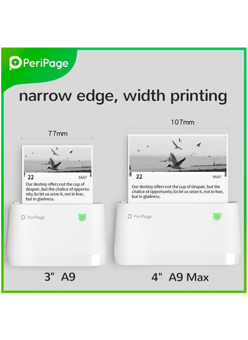 PeriPage - PeriPage A9 Max Series 304dpi Portable Mini Pocket Thermal Printer. - Image 1