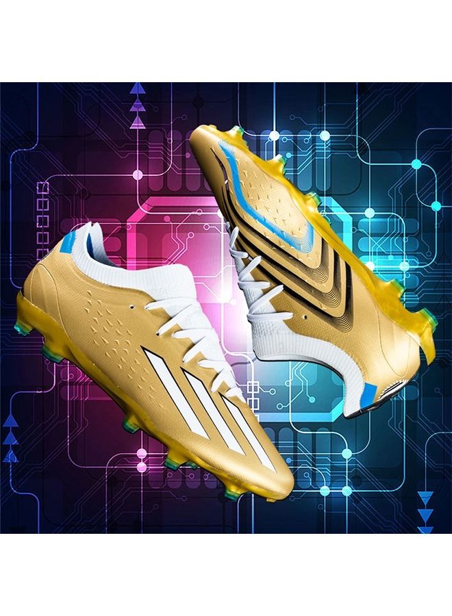 Beauenty Mens Soccer Shoes Firm Ground Soccer Cleats Outdoor Indoor Professional Youth Boys Football Shoes Unisex Football Cleats  - Image 4