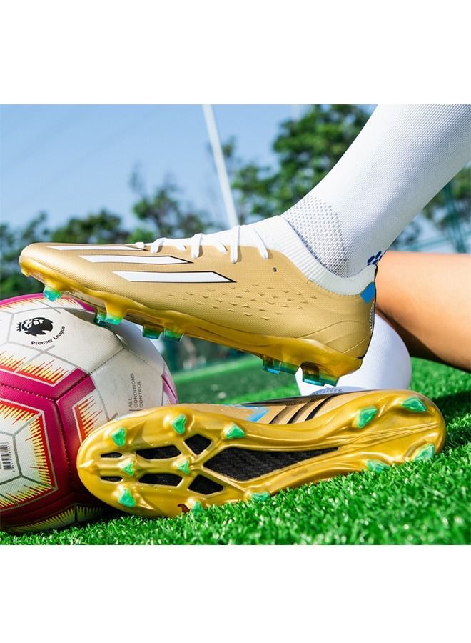 Beauenty Mens Soccer Shoes Firm Ground Soccer Cleats Outdoor Indoor Professional Youth Boys Football Shoes Unisex Football Cleats  - Image 2