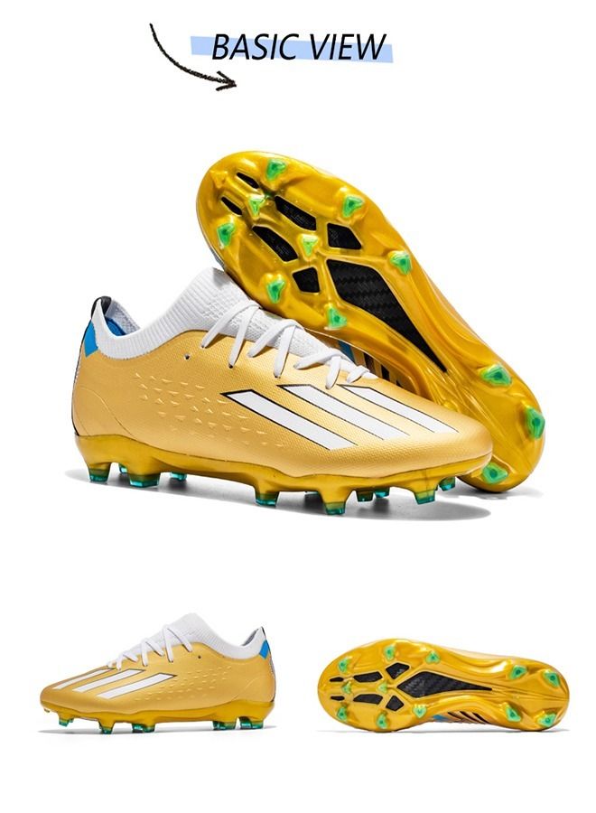 Beauenty Mens Soccer Shoes Firm Ground Soccer Cleats Outdoor Indoor Professional Youth Boys Football Shoes Unisex Football Cleats  - Image 5
