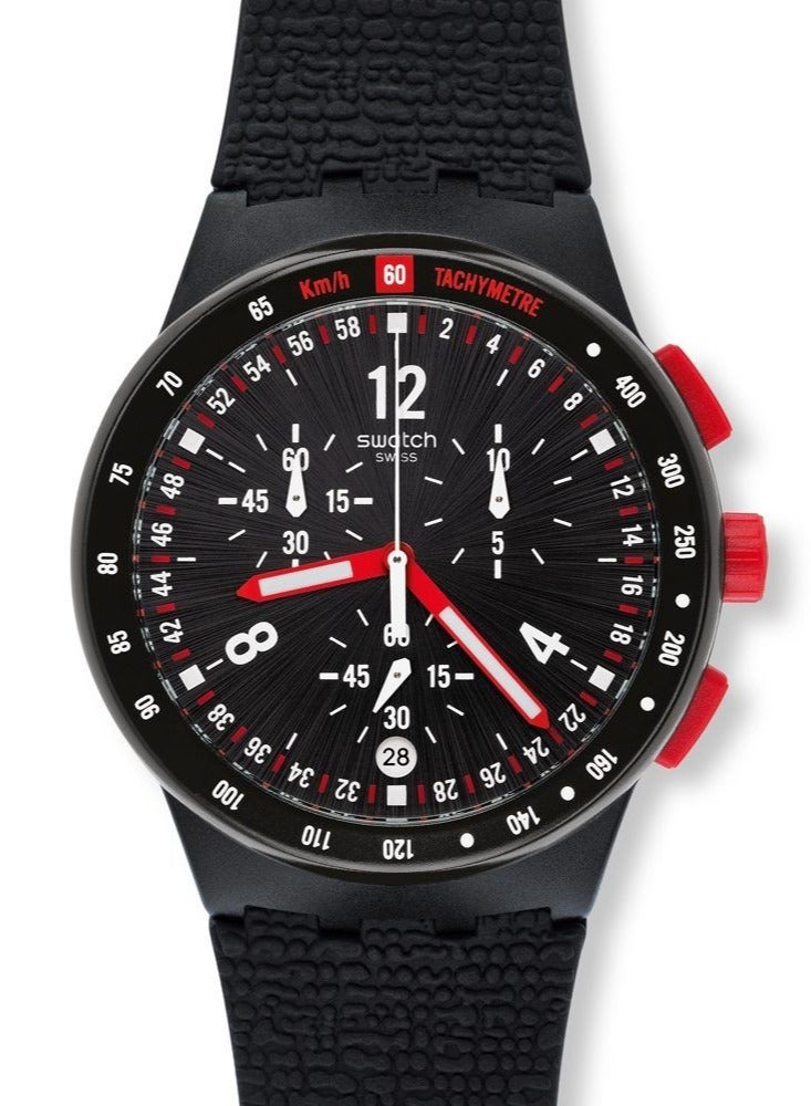 Swatch Unisex Stand Hall Quartz Movement Water Resistant Wrist Watch - 41 Mm - Image 1