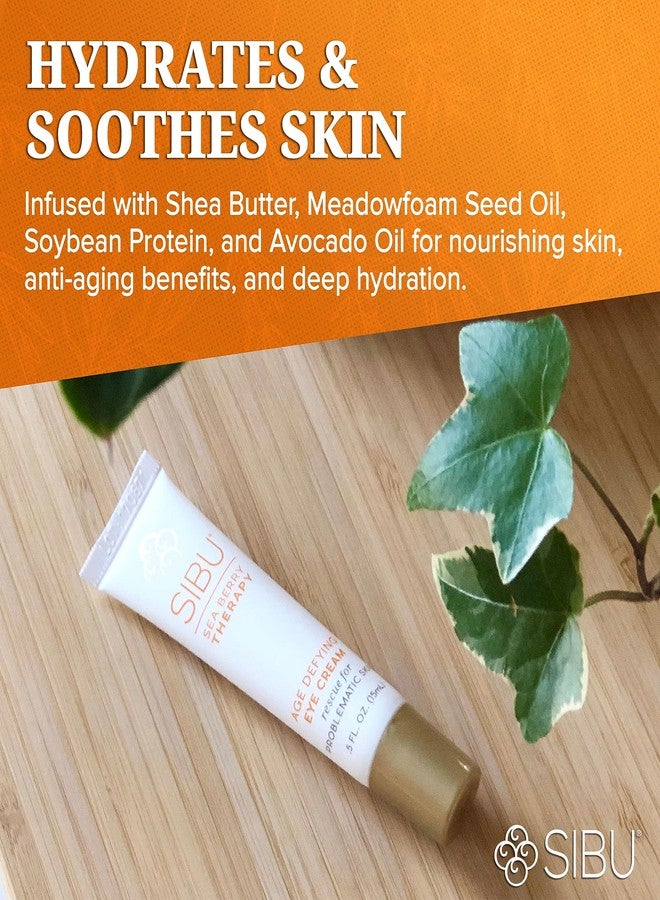 sibu Age-Defying Eye Cream, Made with Premium Himalayan Sea Buckthorn & Hyaluronic Acid (0.5 oz) - Smooths Eye Wrinkles & Reduces Puffiness - Image 5