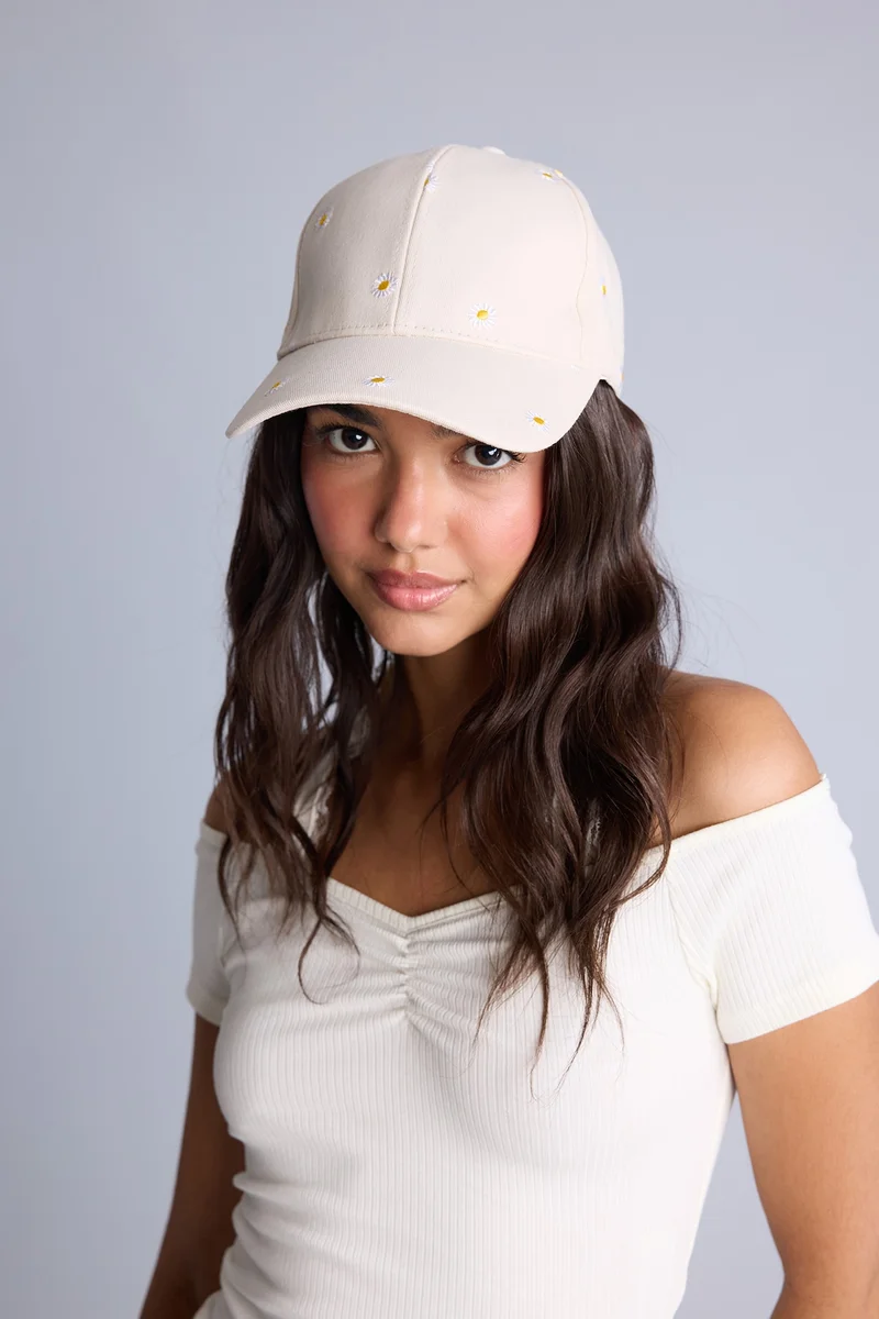 Defacto Woman Cotton Bow Embroidered Cap