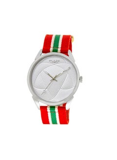 Blade BLADE Retro Fútbol Red-Green-White 3697GSW6N SS & Nylon 3-Hands Unisex Watch  - Image 1