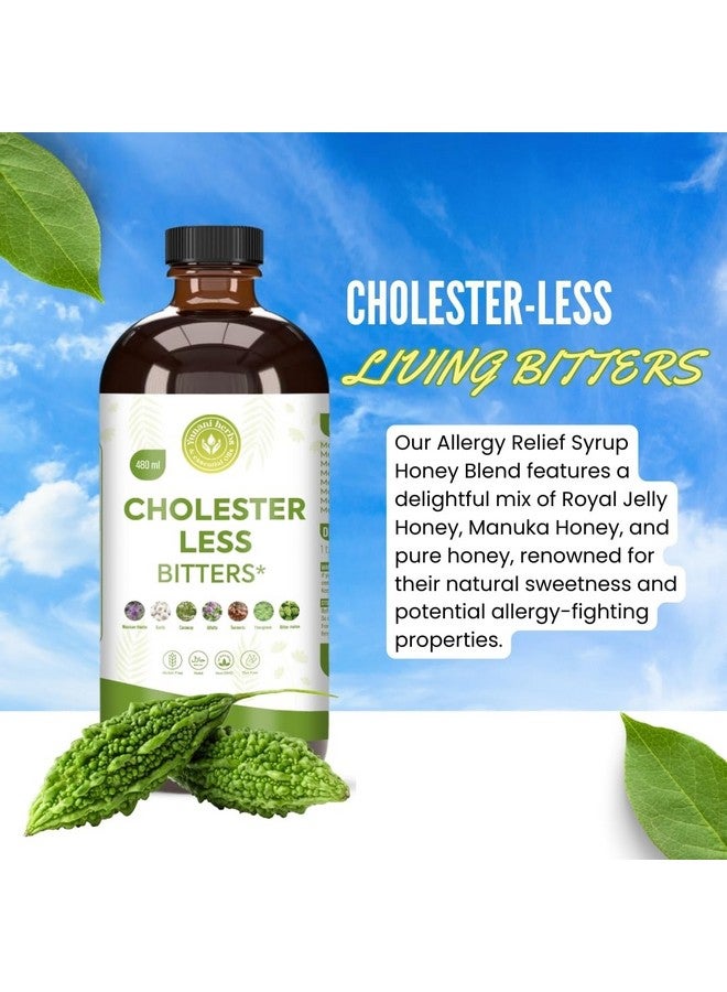 Bitter Melon & Turmeric Heart Health Support - Cholester Less Bitters -16 oz - Image 2
