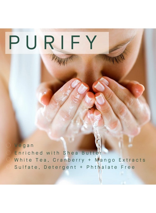 ARCONA White Tea Purifying Water Based Cleanser For Sensitive Skin - Gentle Face Wash For Women - Exfoliating Face Wash, Cranberry, Yucca, Vitamin E, Aloe - Made In The USA - 3.67oz. Made In The USA - Image 3