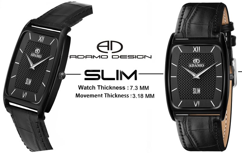 ADAMO Slim Black Dial Men's & Boy's Watch AD71NL02-1 - Image 2