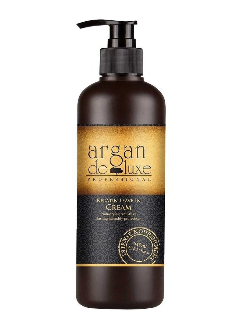 argan de luxe argan deluxe PROFESSIONAL KERATIN LEAVE IN CREAM 240ml