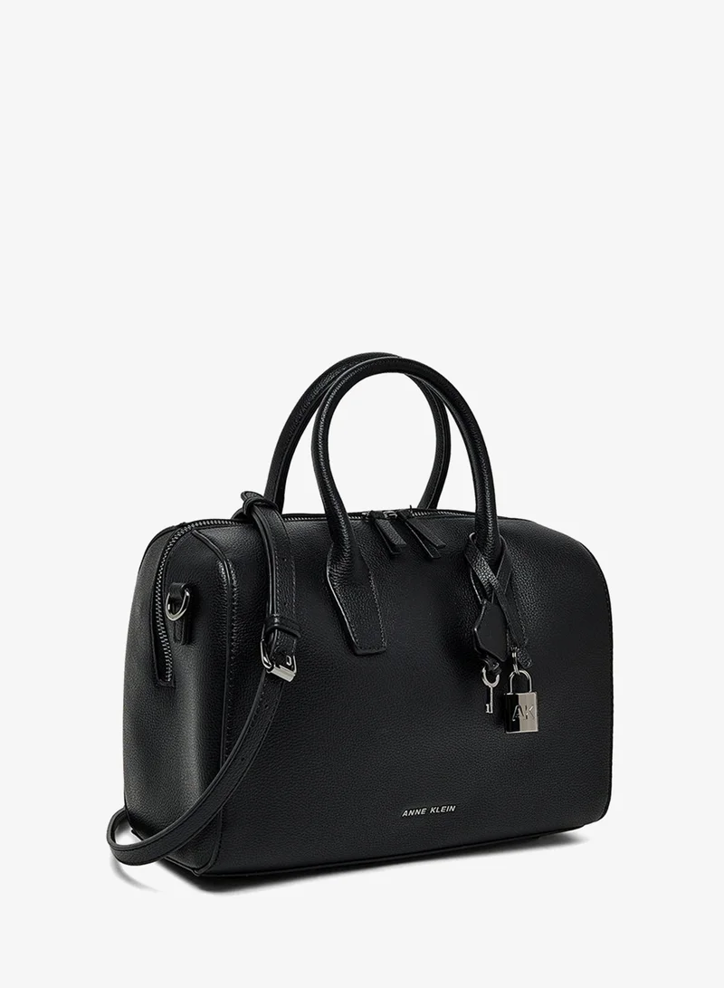 Anne Klein  Anne Klein Textured Zippered Satchel Bag for Women | Best Price UAE