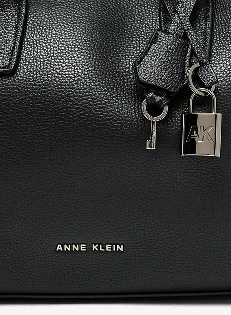 Anne Klein  Anne Klein Textured Zippered Satchel Bag for Women | Best Price UAE