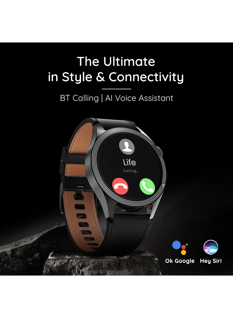 بيبل Carbon 1.39" Smartwatch for Men and Women, HD Display, 600 Nits Brightness, Bluetooth Calling, SpO2 & Health Suite