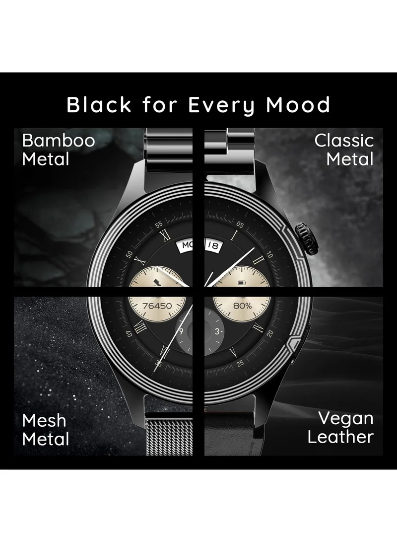 بيبل Carbon 1.39" Smartwatch for Men and Women, HD Display, 600 Nits Brightness, Bluetooth Calling, SpO2 & Health Suite