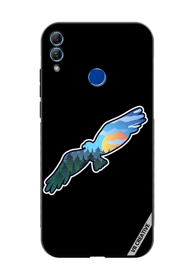 Protective Case Cover For Honor 10 Lite Wild Eagle Design Multicolour