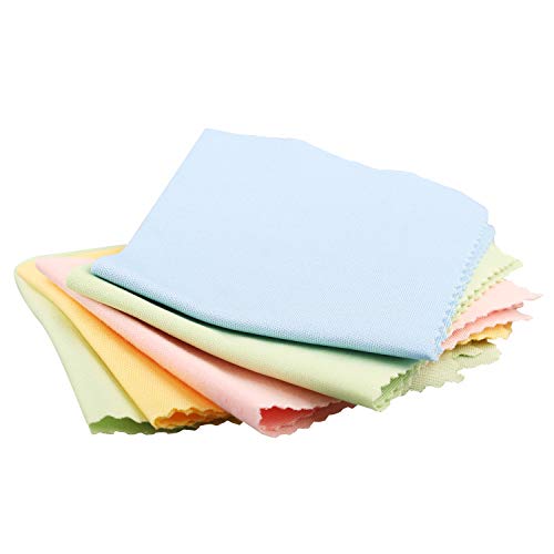 Futheda 5PCS Microfiber Cleaning Polishing Polish Cloth for Musical Instrument Guitar Strings Violin Piano Clarinet Trumpet Sax Flute Universal (Color Random) - Image 3