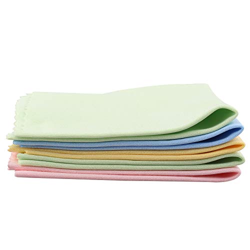Futheda 5PCS Microfiber Cleaning Polishing Polish Cloth for Musical Instrument Guitar Strings Violin Piano Clarinet Trumpet Sax Flute Universal (Color Random) - Image 2