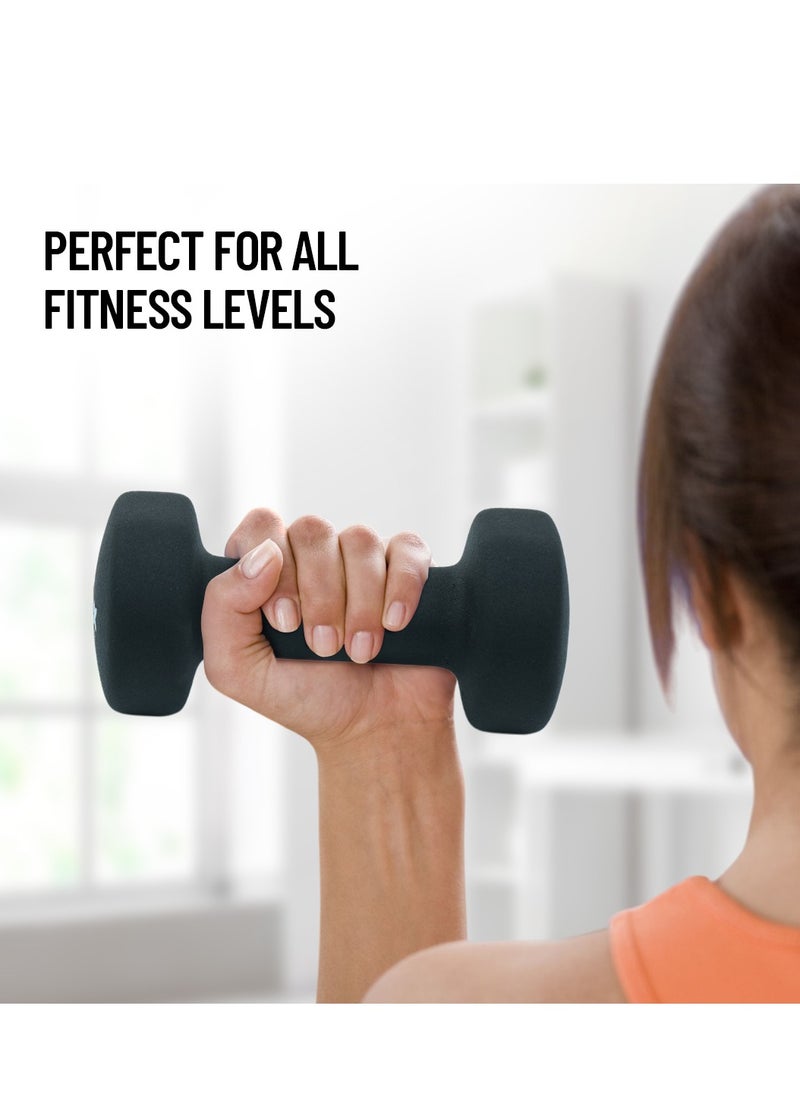 AXOX Fitness Neoprene Dumbbells 4Kg  - Image 2