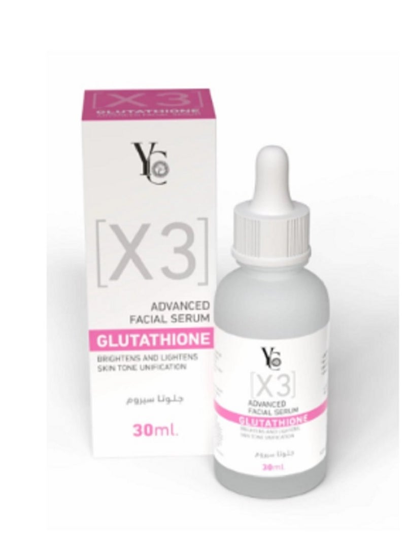 واي سي سيروم الوجه المتطور واي سي اكس 3 جلوتاثيون 30 مل - Image 1