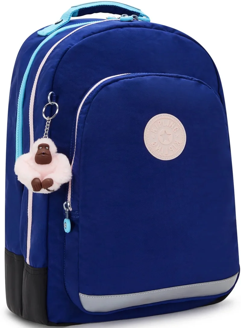 kipling Class Room Large Female Backpack (with laptop protection) - Solar Navy C