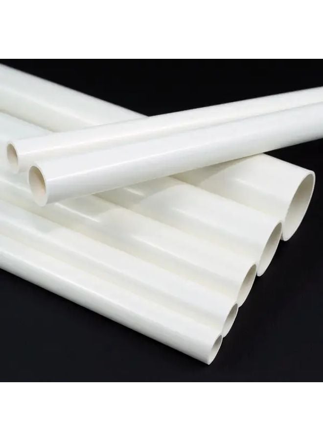 32mm White PVC Thin Hard Pipe 2pcs Small Diameter Water Pipe Plumbing Installation - Image 5