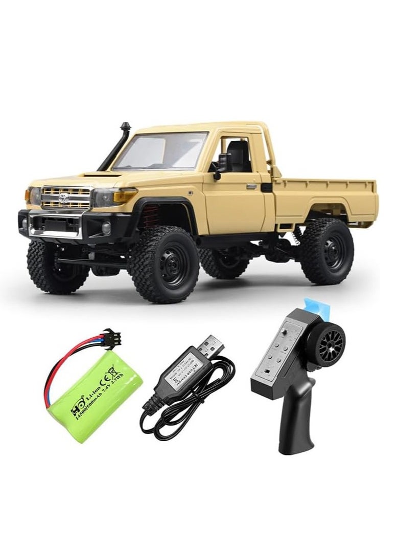 TOYOTA Toyota Land Cruiser 4x4 Rock Crawler Car 1:12 Scale - Assorted/Color May Vary  - Image 3
