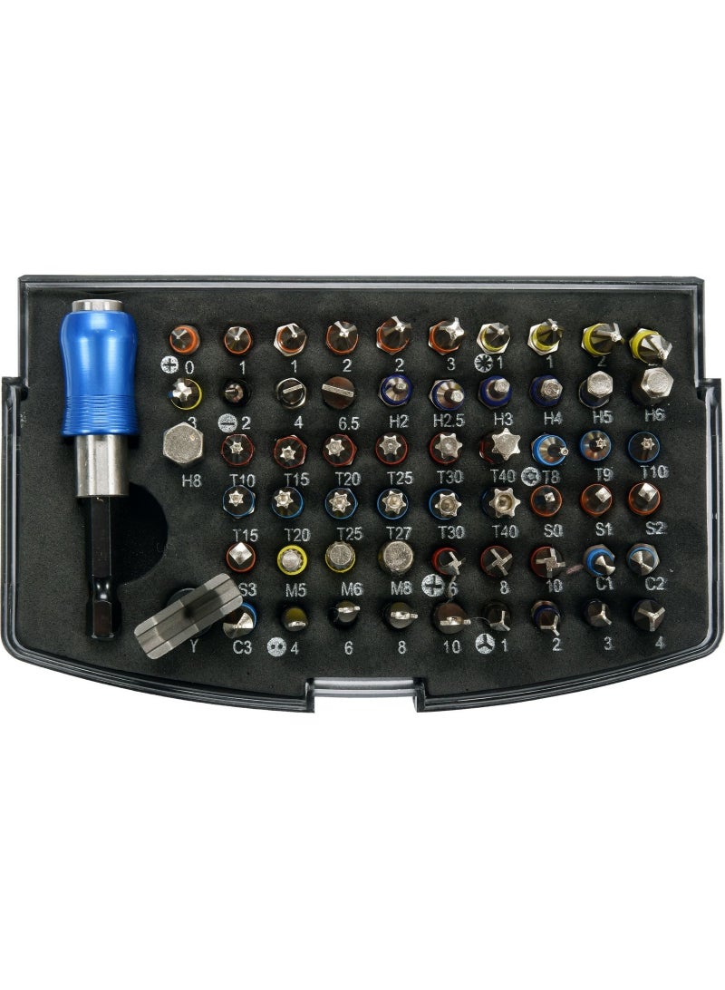 YATO Screwdriver Bit Set 1/4" 59pcs YT-04624