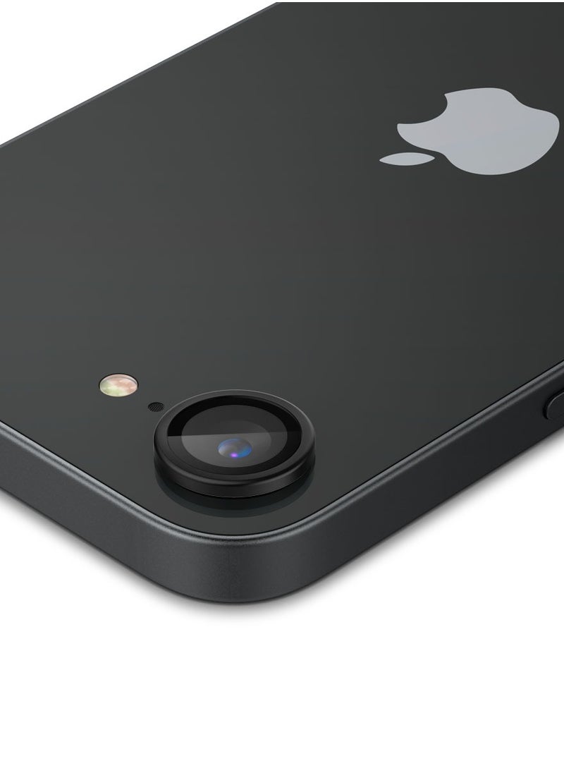 Spigen - GLAStR EZ-Fit Optik PRO Camera Lens Protector [2 PACK] for iPhone 16E (2025) - Black - Image 1