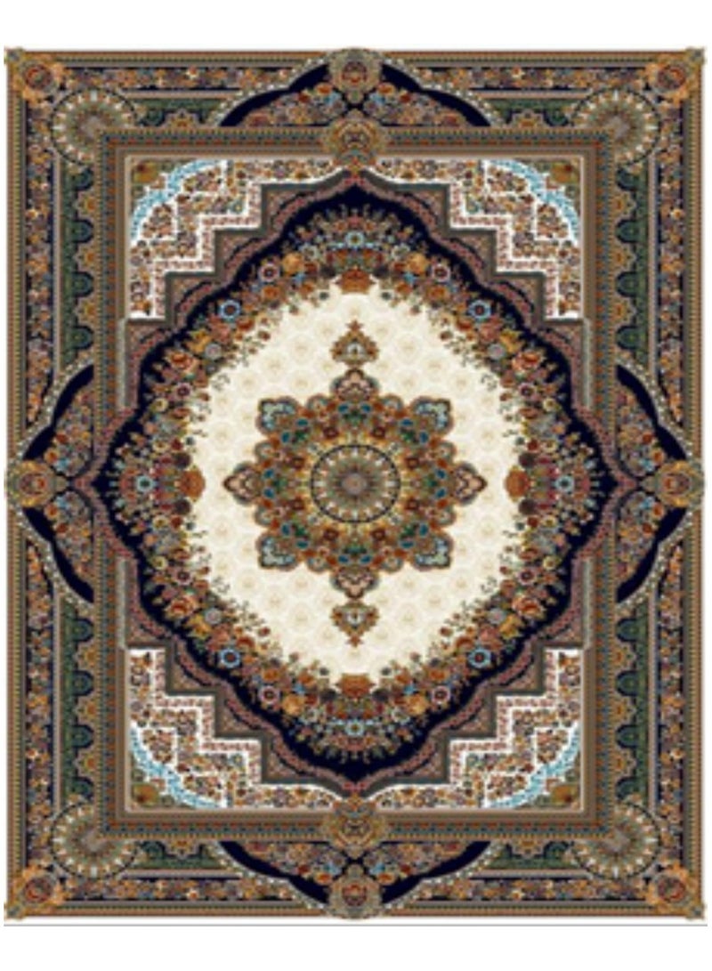 سجاد قابل للغسل - غير قابل للانزلاق، صديق للحيوانات الأليفة والأطفال، تصميمات قبلية وتقليدية عتيقة رمادي باهت، قابل للطي، سجادة رقيقة لغرفة المعيشة وغرفة النوم والمطبخ وغرفة الأطفال والحمام والمزيد(120*180) - Image 3