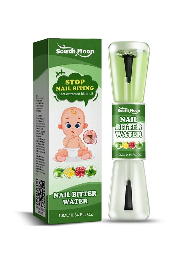Nail Biting Treatment for Kids and Adults,2 in 1 Natural-Plant-Extract Get with Bitter Taste Nail Biting Treatment for Adults,Anti Nail Biting & Thumb Sucking & Protect Nails-Safe & Effective