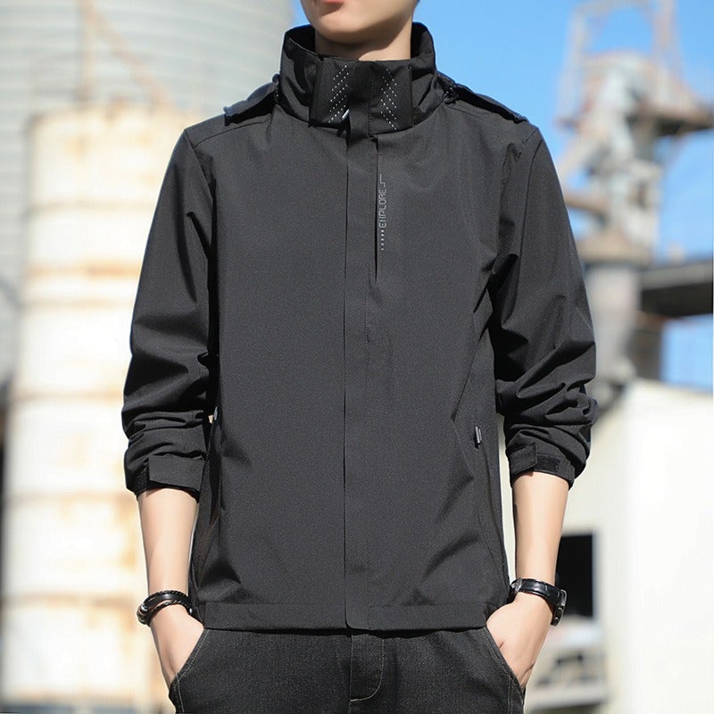 Outdoor Waterproof Jacket for Men and Women, Thin Style, Suitable for Travel and Hiking, Customizable with Logo