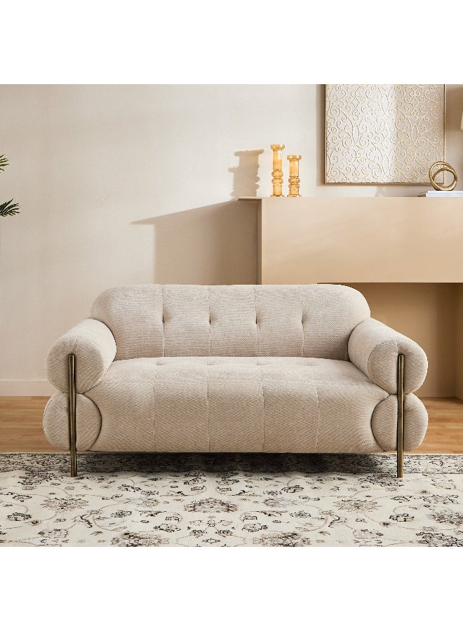 Home Box Trinity 2-Seater Fabric Sofa in Beige - Image 2