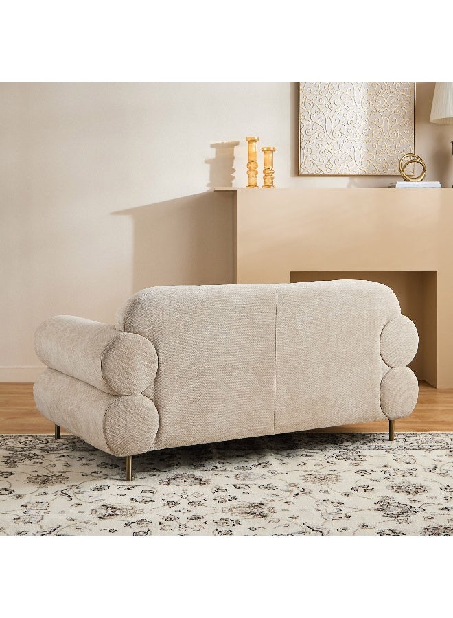 Home Box Trinity 2-Seater Fabric Sofa in Beige - Image 3