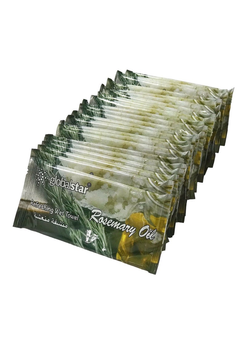 globalstar Globalstar Refreshing Wet Towel Rosemary 25pc RT08  - Image 1