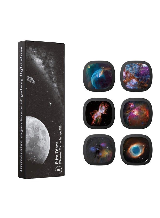 Ainael Galaxy Projector Disc – Ultra HD Projector Slide, Compatible with Ainael Galaxy Projectors and Model SKE-TKQ01 & BL-DQY02 Projectors – 6 Disc Set (Nebula A) - Image 1