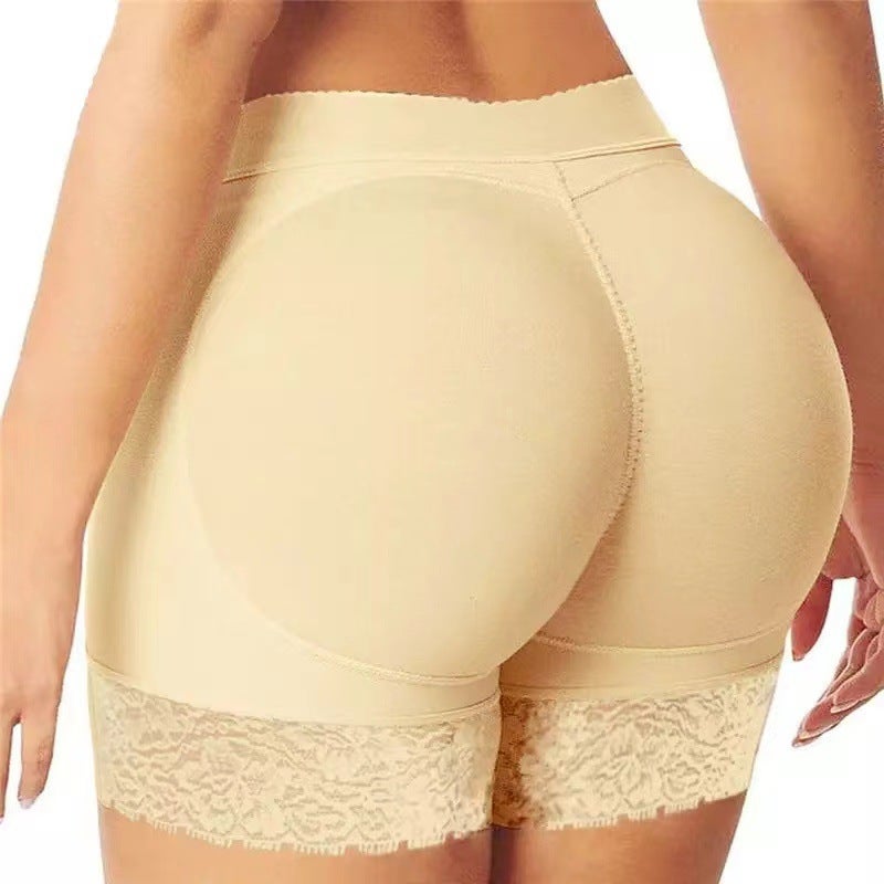 سروال رفع المؤخرة للنساء، تعزيز المؤخرة، ملابس داخلية مزيفة للمؤخرة، تشكيل الجسم، سروال مشد للبطن بزاوية مسطحة مع إدخالات - Image 4