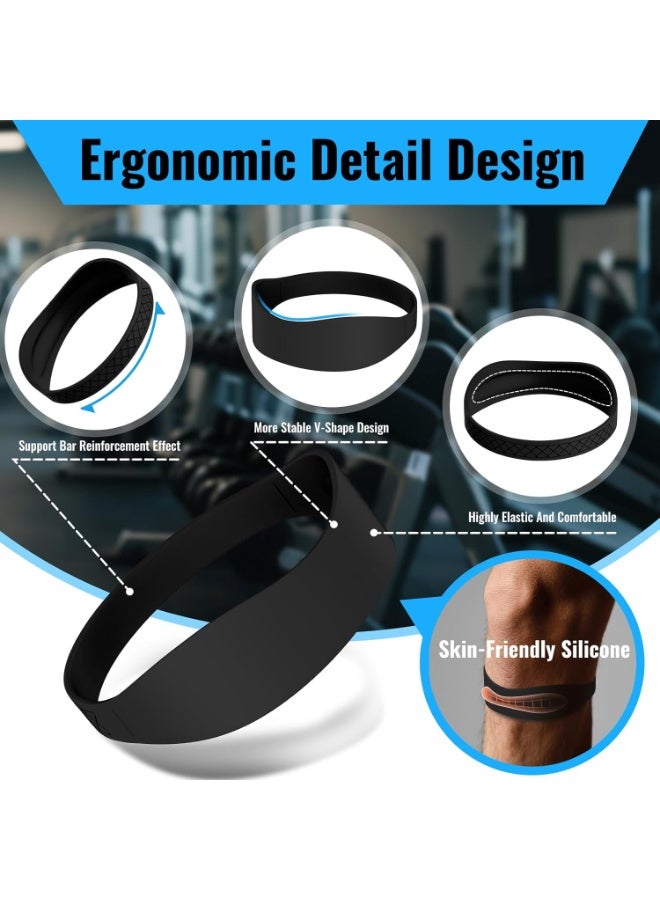 general 2PCS Patella Band, Patellar Tendon Support Strap for Knee Pain and Tendonitis, Knee Brace for Women & Men, Patella Support Strap for Soccer, Basketball, Running, Tennis, Lightweight Patella Stabilizer for Left & Right Knee - Black - Image 5