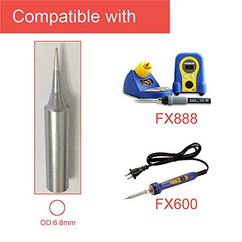SolderFun T18 Soldering Tips For HAKKO FX-888D FX-888 FX-8801 FX-600 (5 pcs tip set) - Image 2