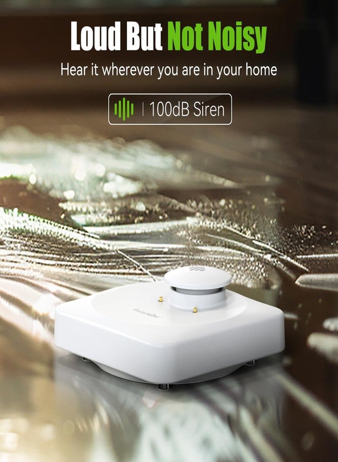 جهاز كشف تسرب المياه عن بعد عائم من RAINPOINT، مزود بخاصية WiFi، مناسب للمنازل والأقبية، عبوة من 3 قطع مع موزع، ومستشعر تسرب لاسلكي، وجهاز إنذار، وخاصية البريد الإلكتروني، وتطبيق الإشعارات، وحوض المطبخ، والحمام، وغرفة الغسيل، والمستودع - Image 5