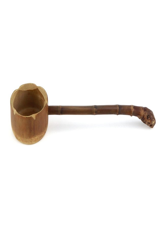 Meprotal Bamboo Water Ladle Chinese Style Long Handle Ladle Spoon Hishaku Bailer Water Dipper for Home Sauna Garden Tea Ceremony - Image 4