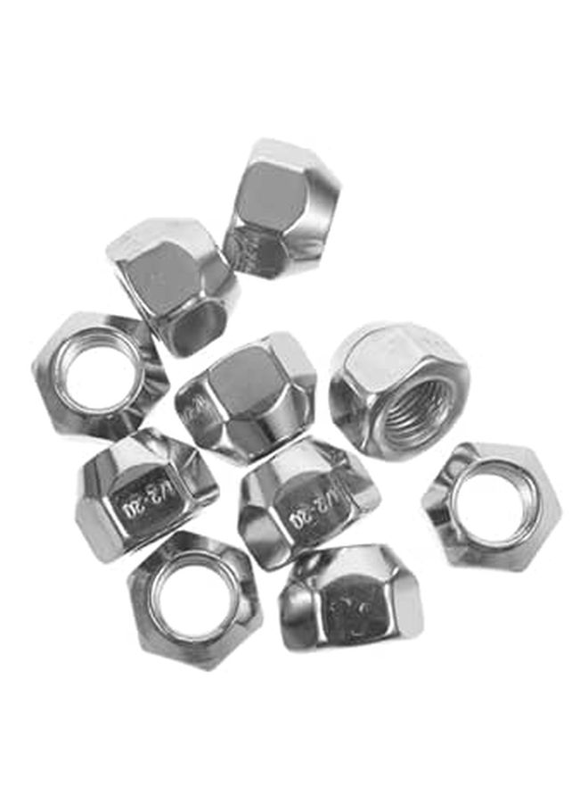 10Pcs M14x1 5 1 2 20 Chrome Lug Nuts For Trailer Trucks And Cars Wheel Studs - Image 1