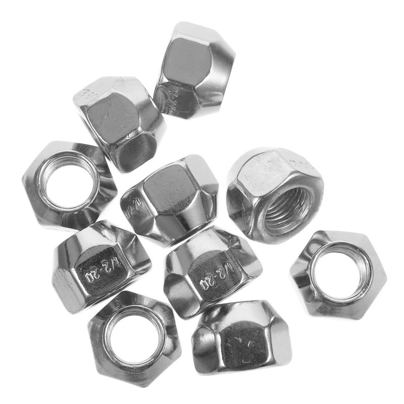 10Pcs M14x1 5 1 2 20 Chrome Lug Nuts For Trailer Trucks And Cars Wheel Studs - Image 2