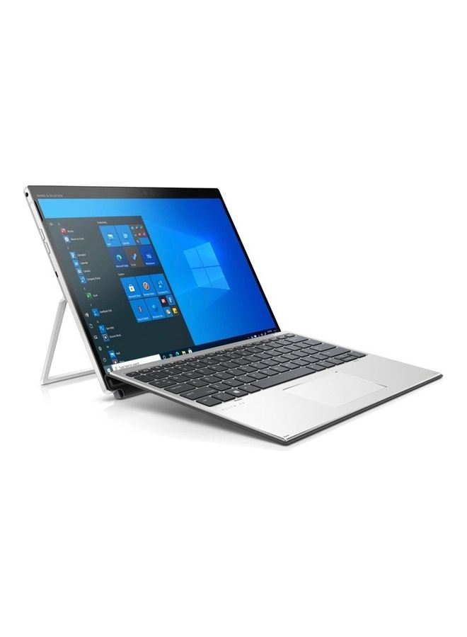 HP Elite X2 G8 2-In-1 Convertible Laptop With 13-Inch Touchscreen Display, Core i5-1135G7 Processor/8GB RAM/256GB SSD/ Windows 10 Pro/Intel Iris Xe Graphics Card English/Arabic Silver - Image 3