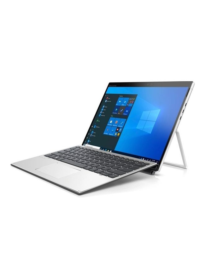 HP Elite X2 G8 2-In-1 Convertible Laptop With 13-Inch Touchscreen Display, Core i5-1135G7 Processor/8GB RAM/256GB SSD/ Windows 10 Pro/Intel Iris Xe Graphics Card English/Arabic Silver - Image 2