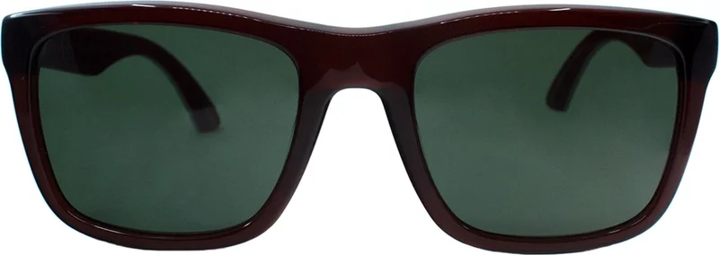 بوما PU0040S 007 54 Unisex Claret Red Cornered Frame Sunglasses