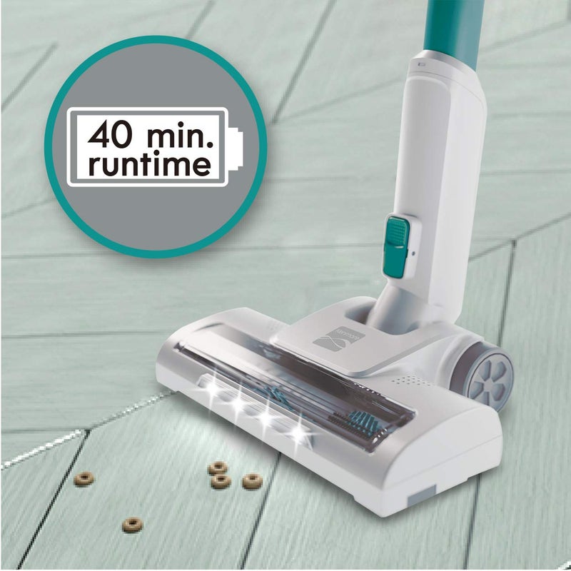 Kenmore DS4020 Cordless Stick Vacuum Lightweight Cleaner 2-Speed Power Suction LED Headlight 2-in-1 Handheld for Hardwood Floor, Carpet & Dog Hair, Green - Image 2