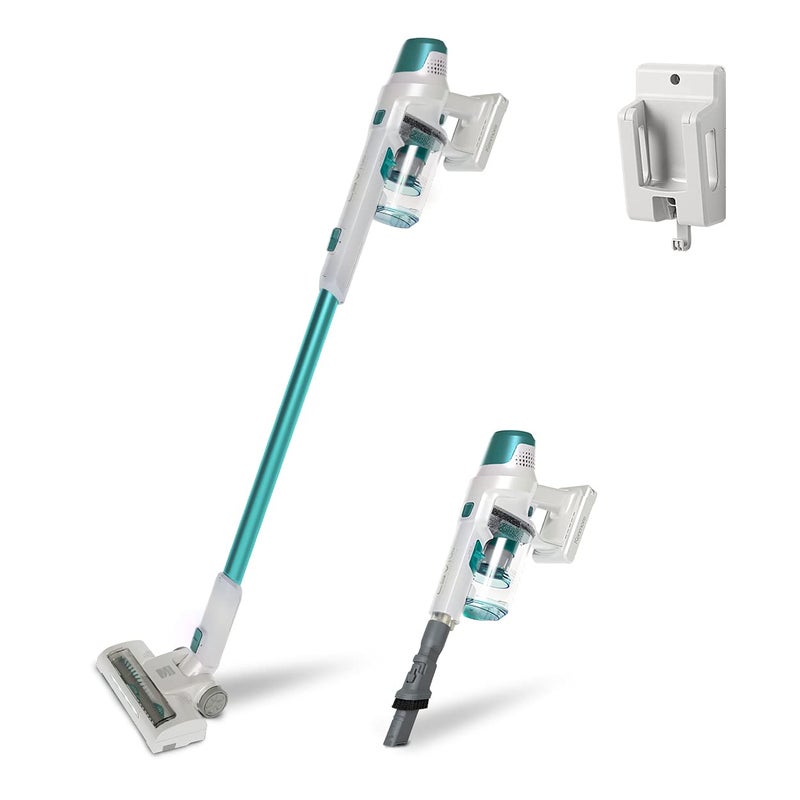 Kenmore DS4020 Cordless Stick Vacuum Lightweight Cleaner 2-Speed Power Suction LED Headlight 2-in-1 Handheld for Hardwood Floor, Carpet & Dog Hair, Green - Image 1