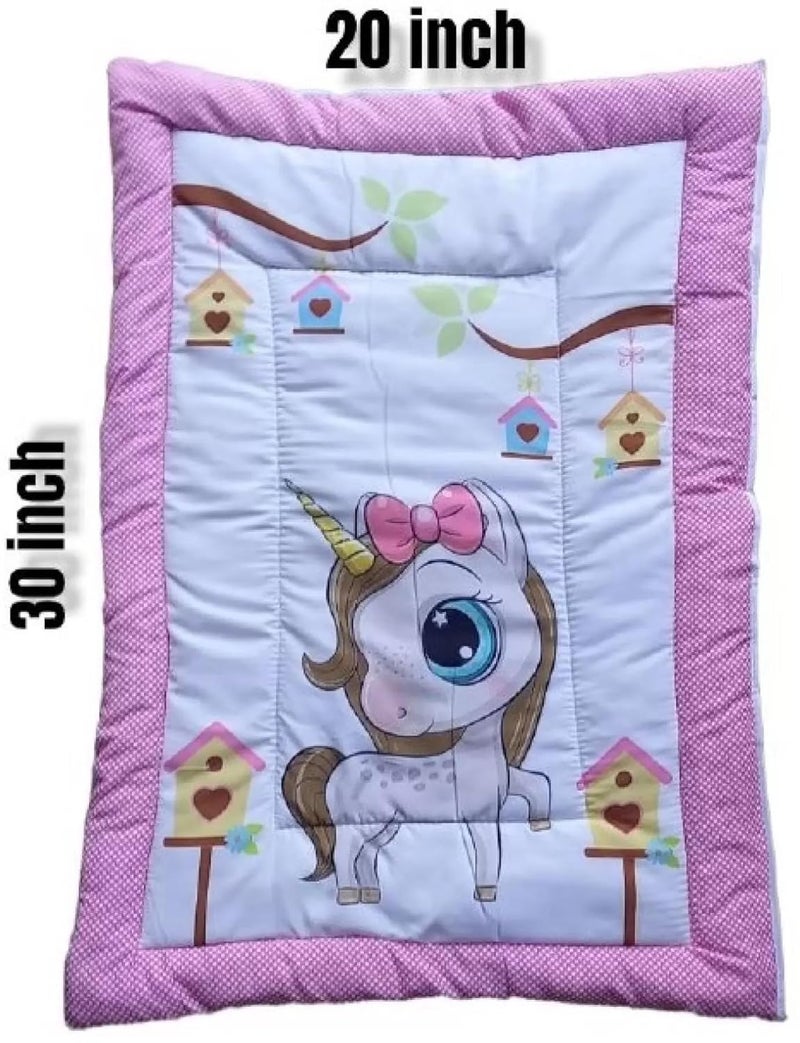 SmallBerry™ Newborn Baby Godadi Bedding Set with Mattress | Multi-Color & Design for Infants | Pack of 2 | Cozy Nursery Essentials for Your Precious Bundle of Joy (Ele&Uni) - Image 4
